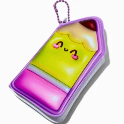 Claire's Porte-clés|Cahiers Et Journaux Intimes-Puffy Pencil Mini Notebook Keyring