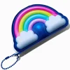 Claire's Porte-clés|Cahiers Et Journaux Intimes-Puffy Rainbow Mini Notebook Keyring