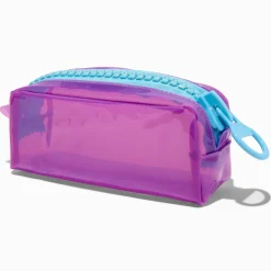 Claire's Stylos Et Crayons|Trousses-Purple Neon Colourblock Pencil Case