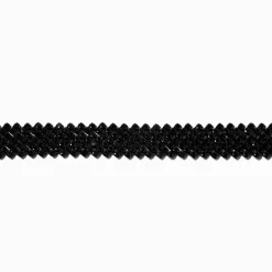 Claire's Colliers-Ras-de-cou de caractère zig zag avec strass noirs