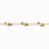 Claire's Colliers-Ras-de-cou en ruban blanc avec roses