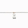 Claire's Colliers-Ras-de-cou pendentif ours nacré couleur dorée