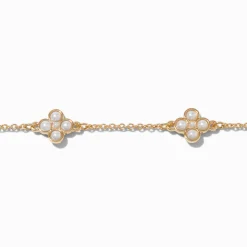 Claire's Colliers-Ras-de-cou à pendentif trèfle perle d'imitation