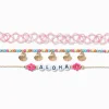 Claire's Colliers-Ras-de-cou perlé Aloha - Lot de 3