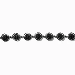 Claire's Colliers-Ras-de-cou rosettes rondes noires