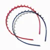 Claire's Bandeaux Et Serre-têtes-Red & Blue Zig Zag Headbands - 2 Pack