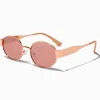 Claire's Lunettes-Rose Gold Oval Sunglasses