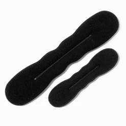 Claire's Accessoires Coiffure-Rouleaux noirs pour chignon - Lot de 2