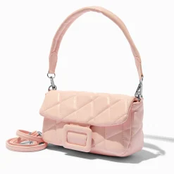 Claire's Sacs À Main Et Sacs Cabas-Sac à bandoulière bombé et matelassé rose