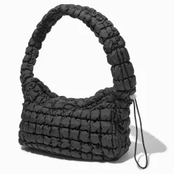 Claire's Sacs À Main Et Sacs Cabas-Sac bandoulière matelassé noir