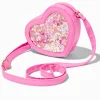 Claire's Sacs À Bandoulière-Sac à bandoulière rose cœur transparent shaker Claire's Club
