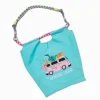 Claire's Sacs À Main Et Sacs Cabas-Sac cabas bleu sarcelle camionnette rétro « It's Beach Day »