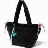 Claire's Sacs À Main Et Sacs Cabas-Sac cabas bombé nylon noir