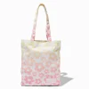 Claire's Sacs À Main Et Sacs Cabas-Sac cabas en toile marguerite dégradé pastel