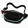 Claire's Sacs Banane-Sac ceinture corde en nylon noir