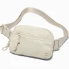 Claire's Sacs Banane-Sac ceinture en nylon blanc