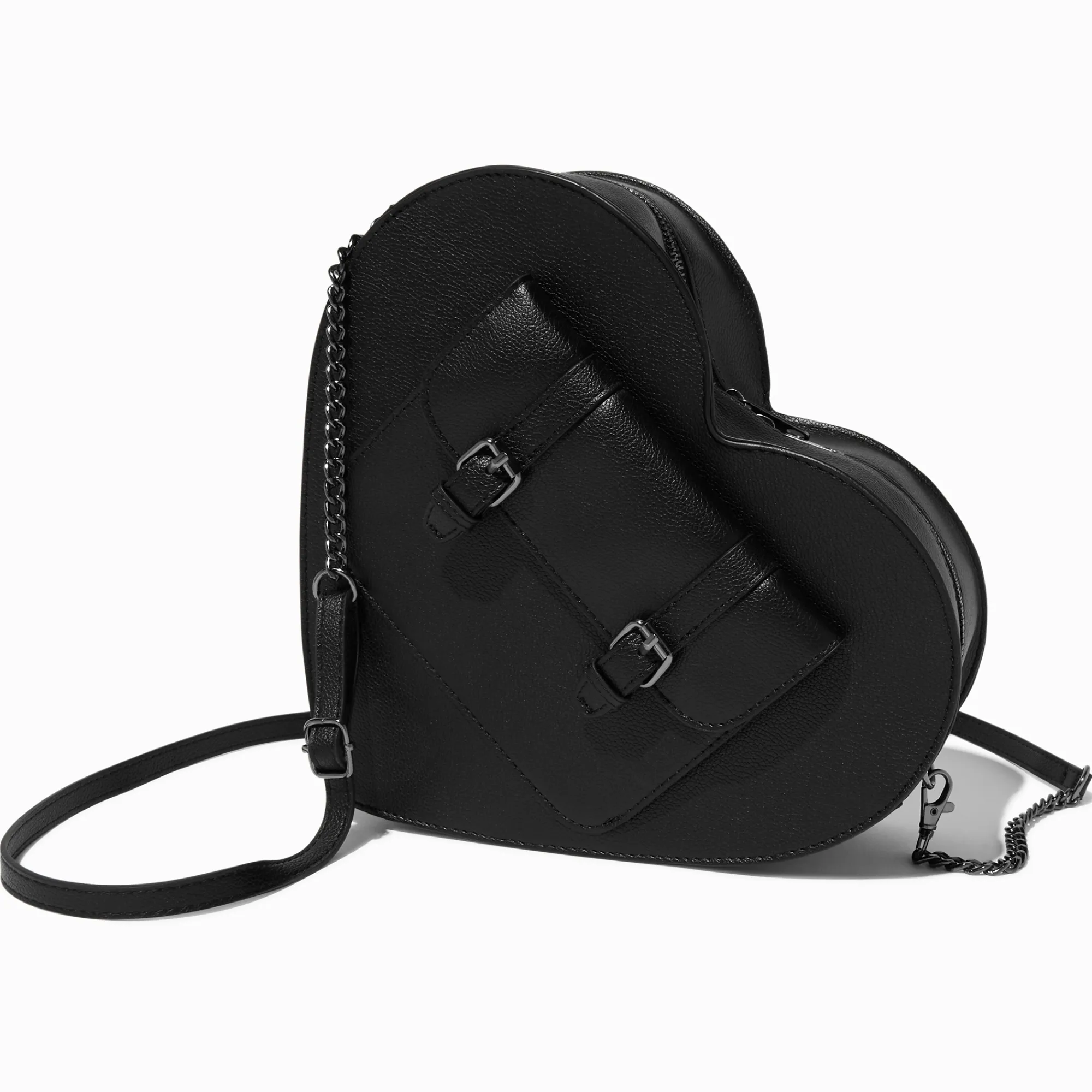 Claire's Sacs À Dos-Sac à dos cœur noir