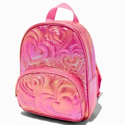 Claire's Sacs À Dos-Sac à dos dôme cœur bombé rose Claire's Club