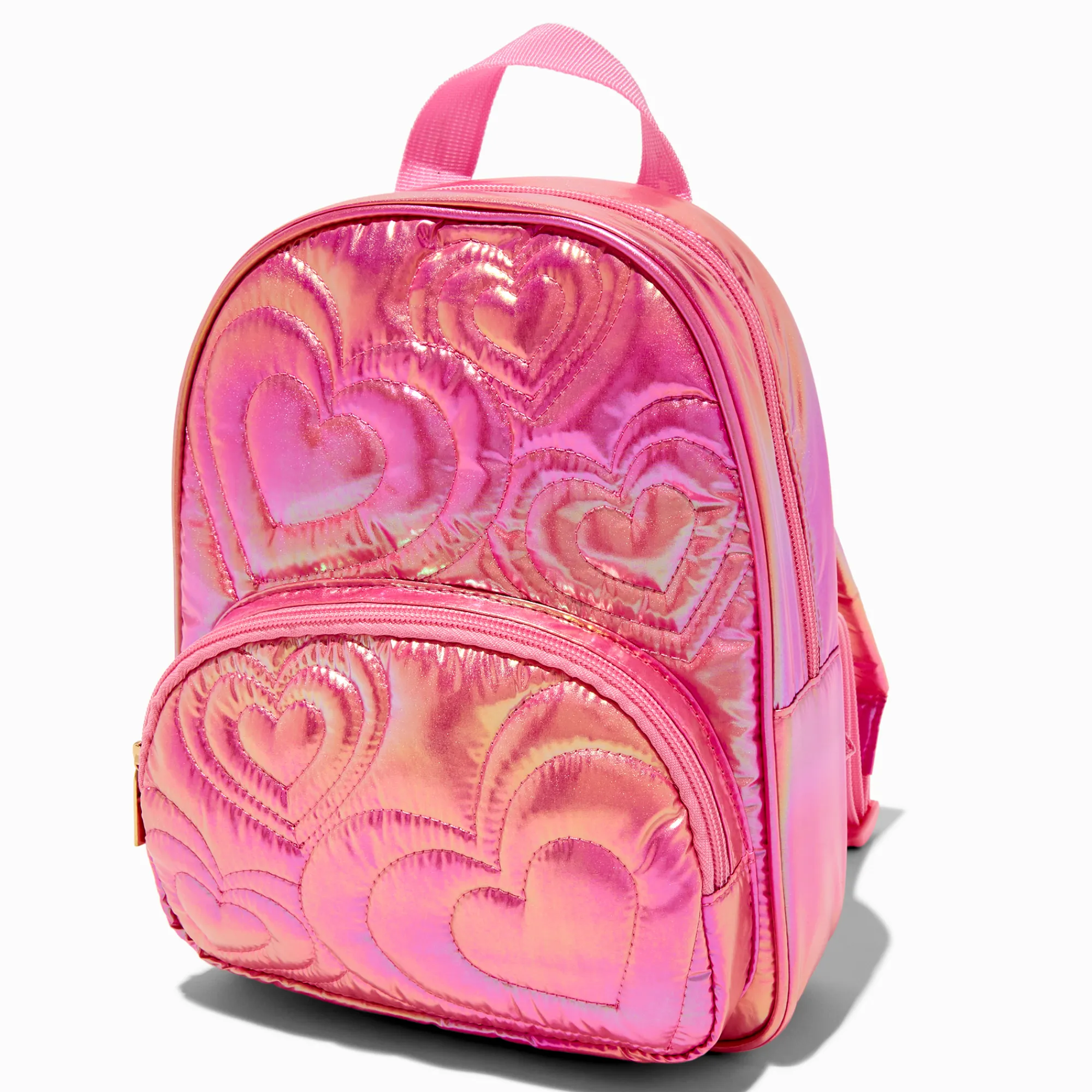 Claire's Sacs À Dos-Sac à dos dôme cœur bombé rose Claire's Club