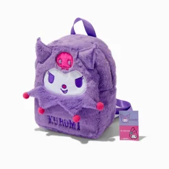 Claire's Sacs À Dos-Sac à dos en fausse fourrure My Melody™ et Kuromi™ en exclusivité chez Claire's Sanrio®
