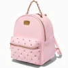 Claire's Sacs À Dos-Sac à dos matelassé rose tendre incrusté de strass