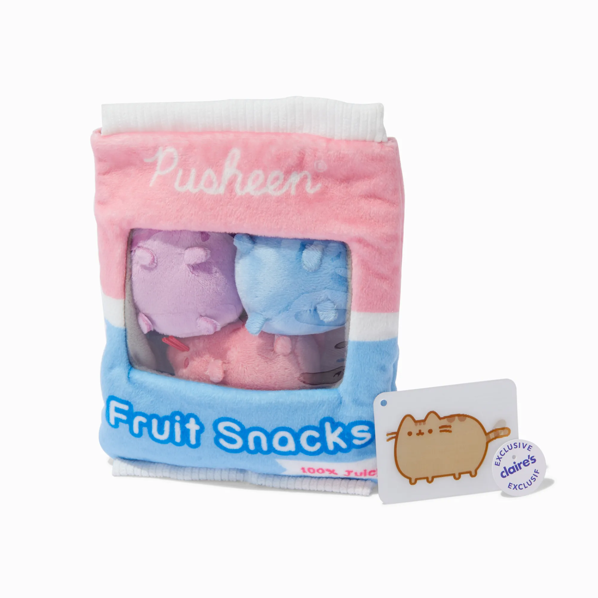 Claire's Pusheen®-Sac en peluche snacks fruits en exclusivité chez Claire’s Pusheen®