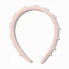 Claire's Bandeaux Et Serre-têtes-Serre-tête décoré rose avec perles d’imitation