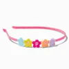 Claire's Bandeaux Et Serre-têtes-Serre-tête fleur à paillettes « Happy » Claire's Club