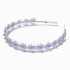 Claire's Bandeaux Et Serre-têtes-Serre-tête métallique fleur violet clair Claire's Club