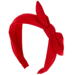 Claire's Bandeaux Et Serre-têtes-Serre-tête à nœud rouge