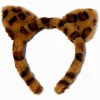 Claire's Bandeaux Et Serre-têtes-Serre-tête à oreilles de chat guépard en fausse fourrure