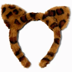 Claire's Bandeaux Et Serre-têtes-Serre-tête à oreilles de chat guépard en fausse fourrure