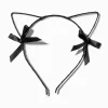 Claire's Bandeaux Et Serre-têtes-Serre-tête oreilles de chat à nœud noir