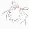 Claire's Bandeaux Et Serre-têtes-Serre-tête perles d'imitation et feuilles de strass couleur doré rose