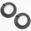 Claire's Bandeaux Et Serre-têtes-Serre-têtes accordéon - Noir, Lot de 2