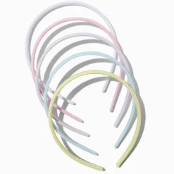 Claire's Bandeaux Et Serre-têtes-Serre-têtes en plastique corde pastel Claire's Club - Lot de 5