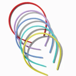Claire's Bandeaux Et Serre-têtes-Serre-têtes en plastique corde arc-en-ciel Claire's Club - Lot de 5