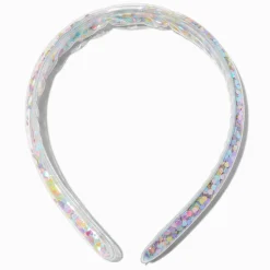 Claire's Bandeaux Et Serre-têtes-Serre-tête shaker cœur iridescent Claire's Club