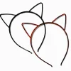 Claire's Bandeaux Et Serre-têtes-Serre-têtes oreilles de chat noir et écaille de tortue - Lot de 2
