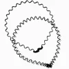 Claire's Bandeaux Et Serre-têtes-Serre-têtes spirale noirs - Lot de 2