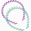 Claire's Bandeaux Et Serre-têtes-Serre-têtes zig zag violet et bleu - Lot de 2