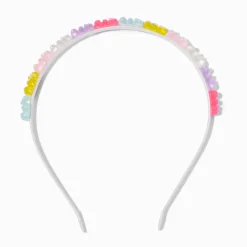 Claire's Bandeaux Et Serre-têtes-Serre-tête tons pastel iridescents oursons en gélatine Gummy Bear®