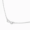 Claire's Colliers-Silver-tone Mini Infinity Pendant Necklace