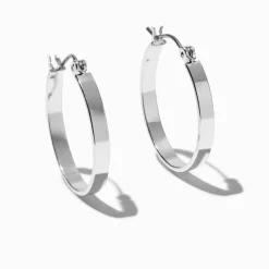 Claire's Anneaux-Silver-tone 20mm Hoops