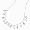 Claire's Colliers-Silver-tone Pearl Dangle Necklace