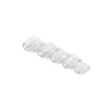 Claire's Bagues-Snuggies pour bagues - Transparent, lot de 5