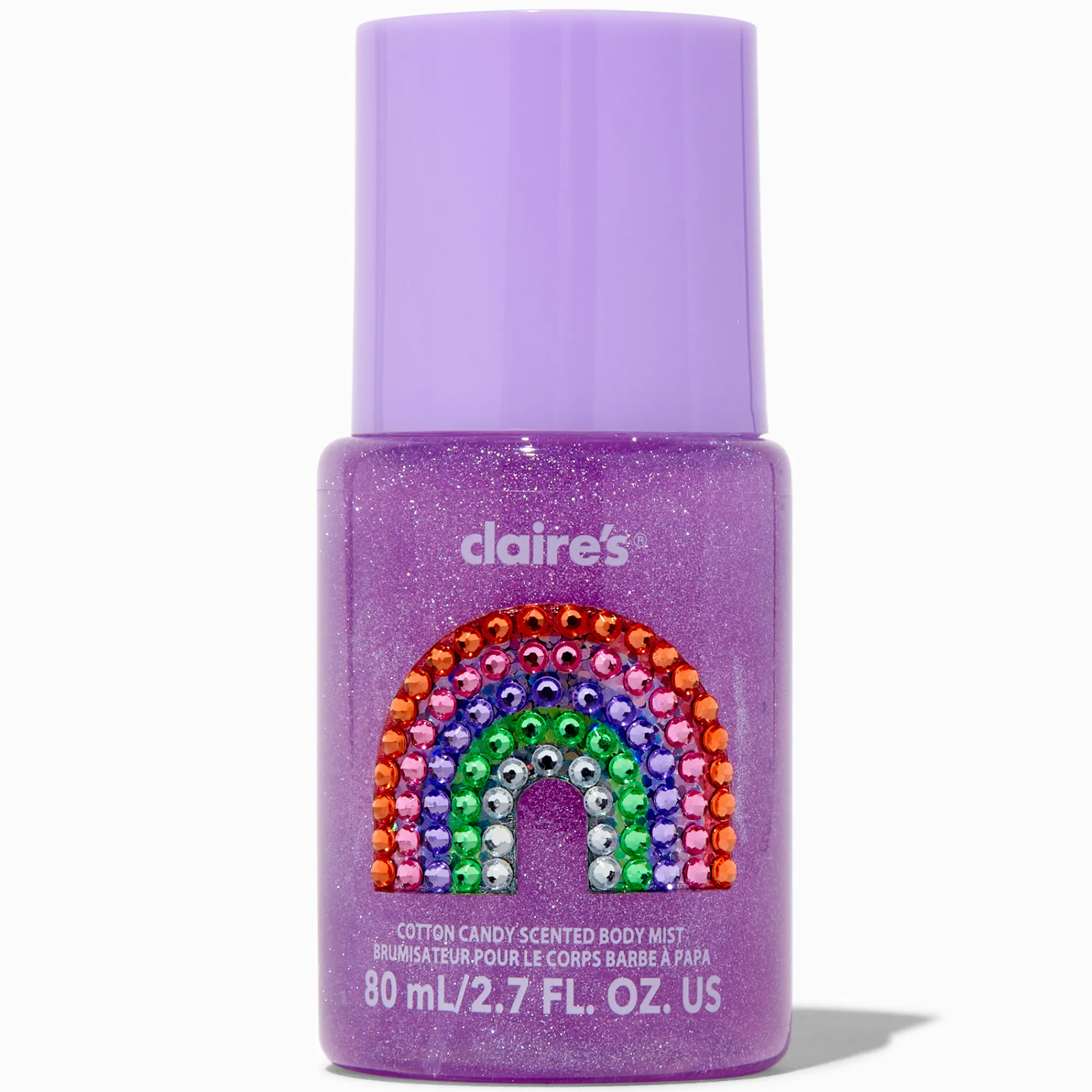 Claire's Sprays Et Soins Corporels-Spray pour le corps pailleté Shine arc-en-ciel