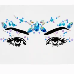 Claire's Paillettes Et Bijoux De Peau-Strass pour le front bijoux roses et bleus iridescents