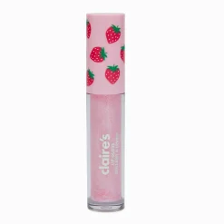 Claire's Lèvres-Strawberry Flavored Pink Lip Gloss Wand