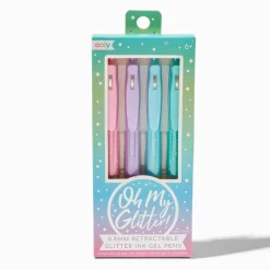 Claire's Stylos Et Crayons-Stylos à encre gel à paillettes rétractables ooly® Oh My Glitter! - Lot de 4